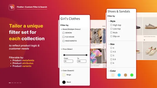 Findter Custom Filter &amp; Search screenshot