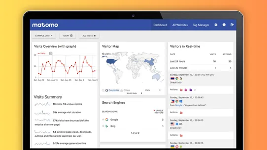 Matomo Analytics screenshot