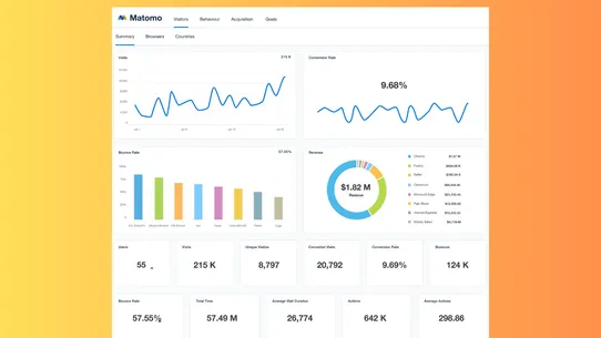 Matomo Analytics screenshot