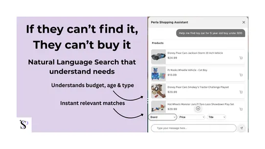 Perla AI Shopping Assistant screenshot