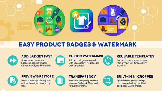Easy Product Badge &amp; Watermark screenshot
