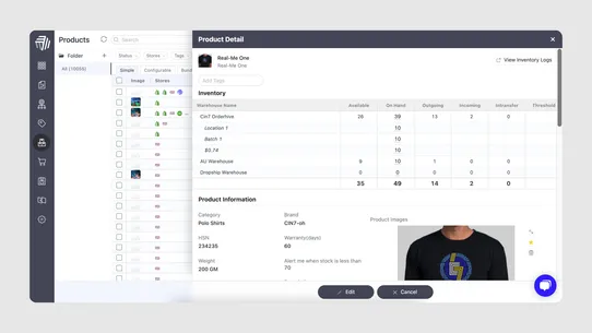 Orderhive Inventory Management screenshot