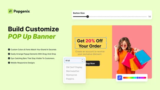Popgenix: Pop Ups &amp; Banners screenshot