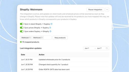 Suplery Sync screenshot