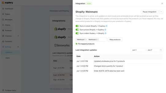 Suplery Sync screenshot