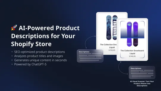 ChatGPT‑5 Product Description screenshot