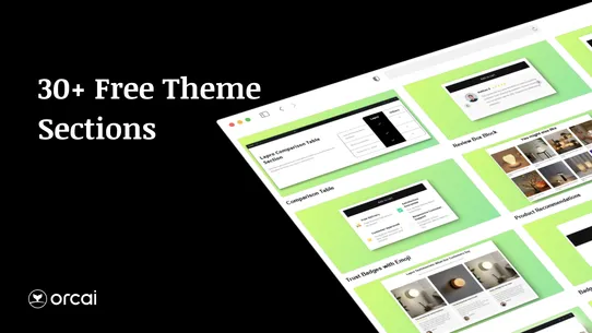 Orcai AI Landing Page Builder screenshot