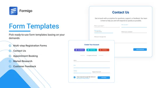 Formigo Custom Form Builder screenshot