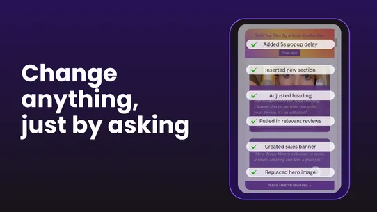 Fudge landing pages for ads screenshot