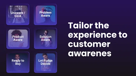 Fudge landing pages for ads screenshot