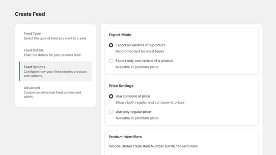 FeedSync | Custom XML Feeds screenshot