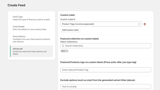 FeedSync | Custom XML Feeds screenshot
