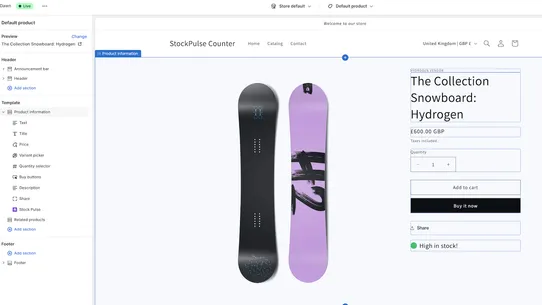StockPulse! Low Stock Counter screenshot