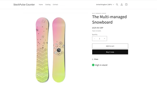 StockPulse! Low Stock Counter screenshot