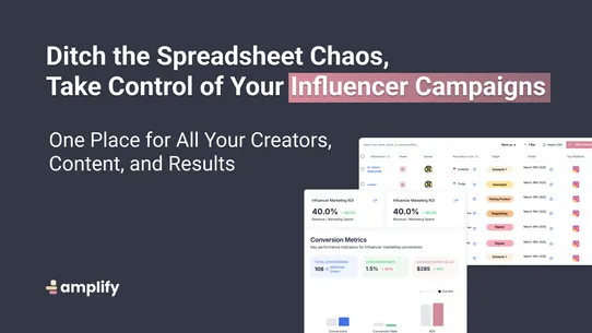 Amplify Influencer screenshot