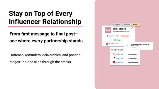 Amplify Influencer screenshot