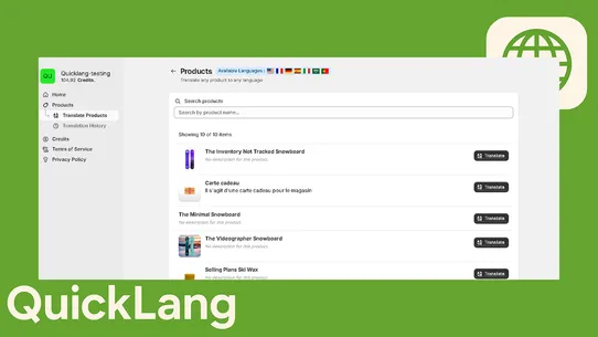 QuickLang screenshot