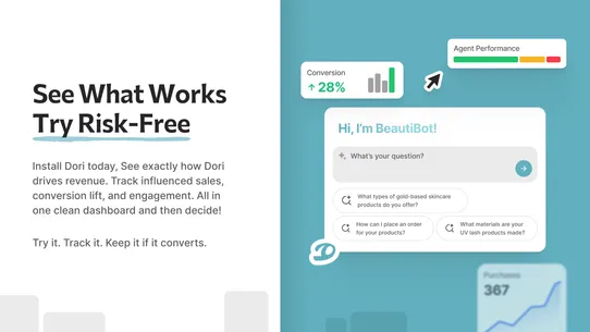 Dori: AI Chatbot for Sales screenshot