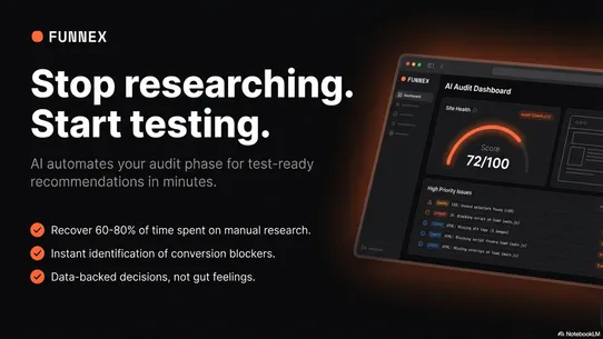 Funnex ‑ CRO Research Tool screenshot