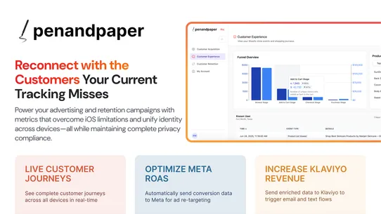 Pen &amp; Paper Conversion Tracker screenshot