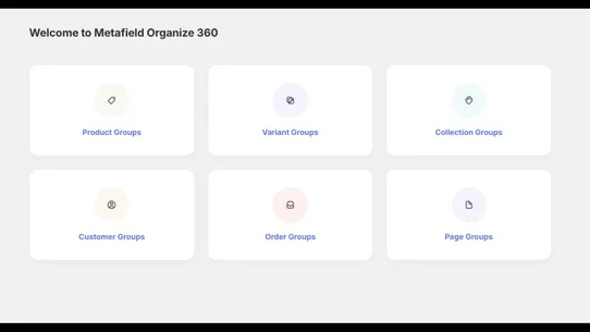 metafield‑organize‑360 screenshot