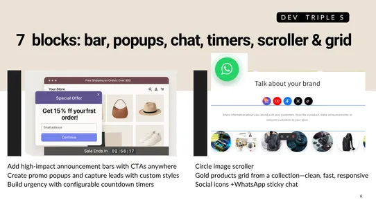 Blocks: Bar, WhatsApp &amp; More screenshot