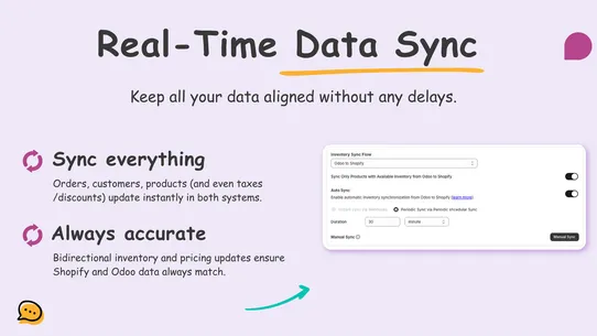 OdooSyncO ‑ Odoo ERP Connector screenshot