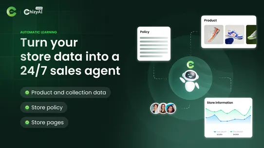 Chizy ‑ AI Chatbot &amp; AI Agents screenshot