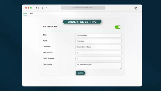 CHARGIFY Extra Fee screenshot