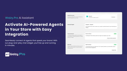 WaizyPro ‑ AI Agent screenshot