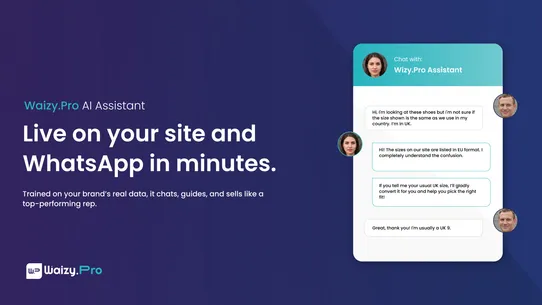 WaizyPro ‑ AI Agent screenshot