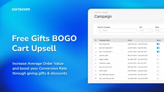 Free Gifts BOGO Cart Upsell screenshot