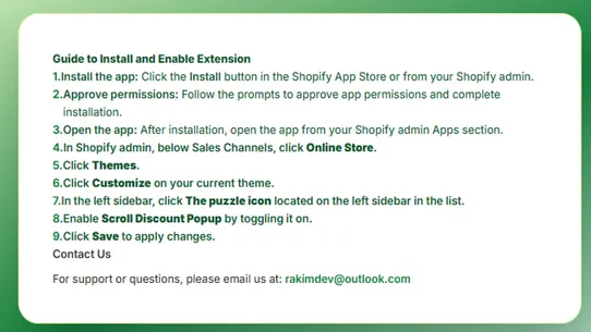 scrolldiscount‑PopUp screenshot