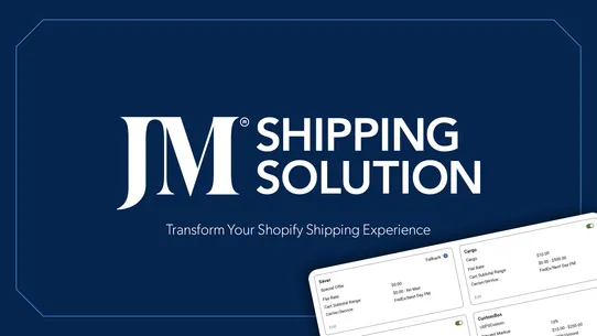JM Shipping Solution screenshot