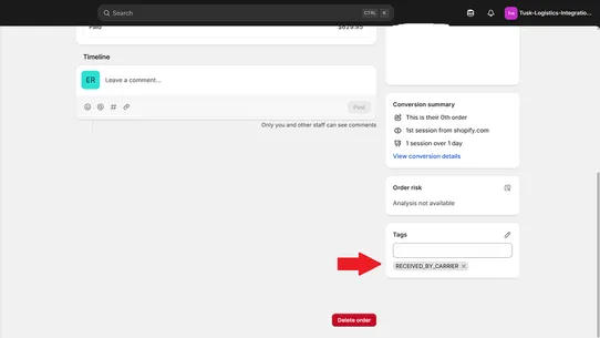 Tusk Logistics screenshot