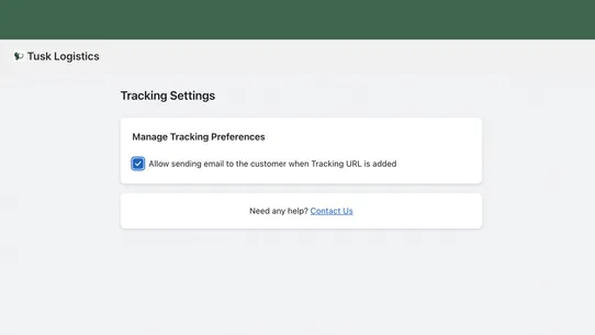 Tusk Logistics screenshot