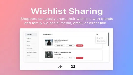 Zehntech Wishlist App screenshot