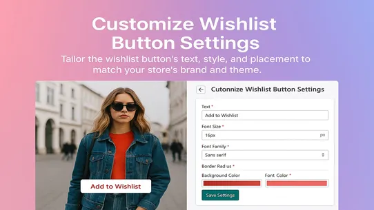 Zehntech Wishlist App screenshot
