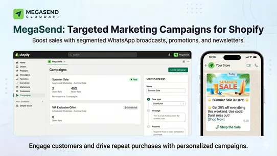 MegaSend: WhatsApp &amp; More screenshot