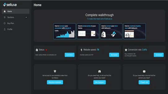 Selluxe screenshot