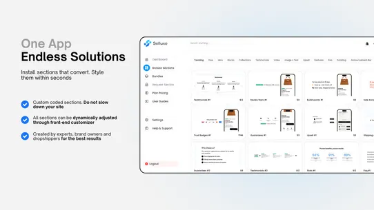 Selluxe screenshot