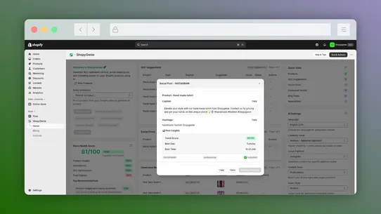 ShopyGenie: AI SEO for Store screenshot