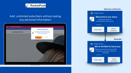 RocketPush: WhatsApp, Web Push screenshot