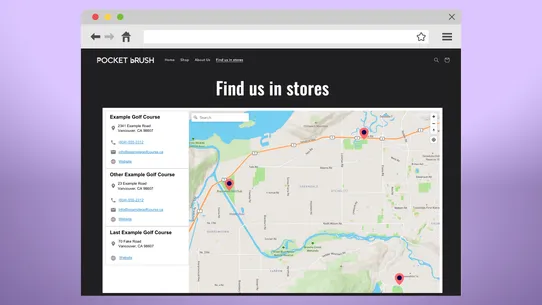 ShopLocal Store Locator screenshot