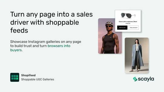 Shopifeed Shoppable Galleries screenshot