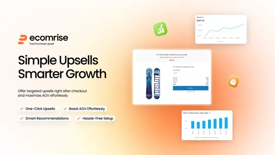 EcomRise Post Purchase Upsell screenshot