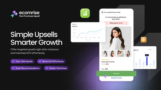 EcomRise Post Purchase Upsell screenshot