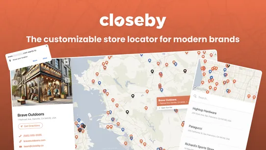 Closeby ‑ Store Locator screenshot