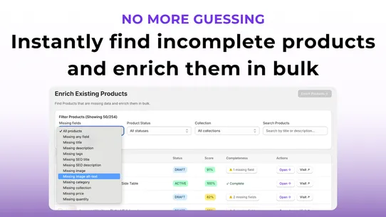Listagrow AI Product Generator screenshot