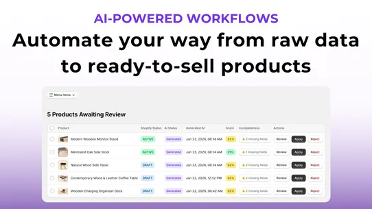 Listagrow AI Product Generator screenshot